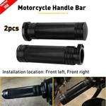 Pair Black Motorcycle 7/8" Handlebar Arrow Rubber Gel Grips For Sports Bike. Fixed Price $26.99.