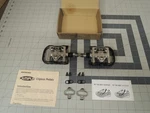 Forte Campus Clipless Bicycle Pedals (silver/black) (w/ Cleats) (dual-purpose). Fixed Price $18.95.