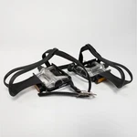 Wellgo LU-944 Bike Pedals With Toe Cages. Fixed Price $14.99.