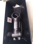 New Profile Design Aris Stem 90MM 31.8 Clamp +/-7 1/8" Aluminum Black. Fixed Price $36.99.