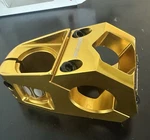 Box One Bmx Oversized 31.8 1-1/8" Delta Stem 48MM Reach Gold. Fixed Price $65.00.