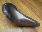 Genuine Original Vintage Ideale Tb 80 Type Record Brown Leather Rivited Saddle. Fixed Price $199.99.