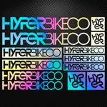 Hyper Bike Co - Kit Holographic Vinyl Decal Stickers Sheet Cycling Bicycle. Fixed Price $29.99.