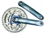 Shimano Deore Lx FC-M571 Crankset 175MM Hollowtech Blue Triple 44/32/22. Fixed Price $89.99.