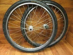Vintage Wtb Laser Beam Mavic Mx 601 26" Rim Brake Mountain Bike Wheel Set. Fixed Price $299.99.
