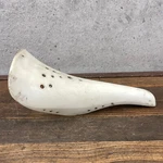 Viscount Aero Seat White Old School Bmx Freestyle H2101P Og 1980S Saddle Crack. Fixed Price $45.49.
