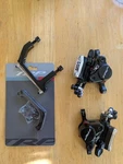 Trp Hy/rd Cable-actuated Hydraulic Bicycle Disc Brake Post Mount Caliper Black. Fixed Price $200.00.