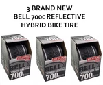 Bell 700C Reflective Hybrid Bike Tire With Air Guard (700 X 38C) - Lot Of New. Fixed Price $57.79.