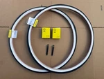 Sunlite 26 X 1 3/8 Bicycle Black White Wall Tires Inner Tubes Road Semi Slick. Fixed Price $59.95.