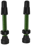 Wtb 46MM Alloy Tubeless Valve Stem Pair - Green, Removable Core, Tapered Fit. Fixed Price $25.35.