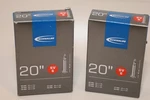 Lot New Schwalbe 20 1.1-1.5 SV6 Tire Tubes 28-406 Bmx Bike 40MM Valve Pair. Fixed Price $19.99.