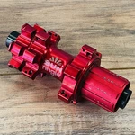 Sun Ringle Red Anodized Rear Hub 24H Disc 135 12MM Thru Axle. Fixed Price $99.99.