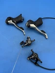 Shimano Tiagra ST-4600 Speed Shifters L& W/ Trp Spyre-c Disc Brake Calipers. Fixed Price $132.99.