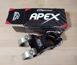 Renthal Apex Stem 60MM, 31.8 Clamp, +/-6, 1/8", Aluminum, Black/gold. Fixed Price $115.00.