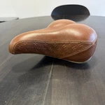 Bontrager Brown Leather Comfort Cruiser Bike Saddle Unisex Adult Bicycle Seat. Fixed Price $30.00.