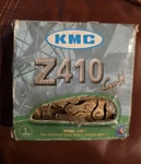 Kmc Bmx Bicycle Chain S1 Z410 1/2" 1/8" 112L Gold. Fixed Price $20.00.