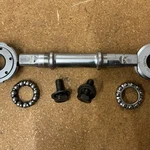 Vintage Shimano D-3SS Bottom Bracket And Spindle 68 121.5 Crmo Square Taper. Fixed Price $35.00.