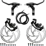 Bike Disc Brake Kit, Aluminum Front And Rear Caliper, Full Alloy Bicycl. Fixed Price $39.47.