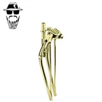 Original Lowrider 26" Classic Springer Fork 1" Threaded Gold Steel 3/8 Axle.. Fixed Price $81.99.