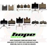 Hope Standard Compound Brake Pads C2/O2 DH4/E4 M4 Mono Mini Race X2 CX4 New. Fixed Price $27.99.