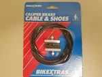 Nos Bicycle Caliper Brake Cable And SHOES...BLACK...65"...ROAD Bike...mountain. Fixed Price $8.99.