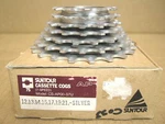 New-old-stock Suntour Accushift Plus 7-SPEED CASSETTE...12X21 (silver Finish). Fixed Price $129.99.