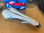 Specialized Body Geometry Bg Toupe Titanium Railed 143 Saddle White Red. Fixed Price $49.95.