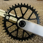 Ingrid CRS-R1 (V1) Bicycle Cranks Ss W/spindle And Chainring. Fixed Price $350.00.