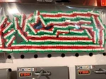 Kmc Tri-color Bicycle Chain 1/2" X 1/8 112 Links Red/white/green. Fixed Price $36.99.