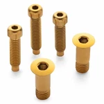 Gold-anodized Titanium Bolt Kit For Shimano Xtr/xt/slx/deore Rear Derailleurs. Fixed Price $19.95.