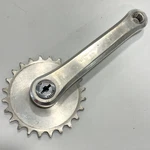 Nos Monty Trial Bike Crank Set Arm Drive Right 24T Silver New Bmx 152.5 Mm. Fixed Price $59.95.