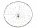 26 3/8 Alloy Front Wheel 36 Spoke 14G Ucp Axle Single Wall Silver.. Fixed Price $77.99.
