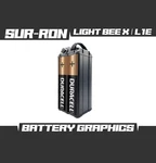 Sur Ron Light Bee X Double Battery Style Set Wrap Decal Cover Skin Graphics Kit. Fixed Price $44.99.