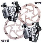 Trp Hy/rd Hydraulic Cable Bike Disc Brake Gray Front 160+REAR 140 Rotor. Fixed Price $185.95.