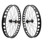 ORIGIN-8 Alloy Fat 26" Disc Wheelset Black FB-1110 Thru-axle Hubs 8-11 Speed. Fixed Price $418.08.