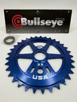 Bullseye Usa Sprocket Anodized Blue Race Works New School Bmx Tooth. Fixed Price $99.00.