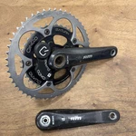 Sram Gxp 2X10 Speed Carbon Quarq Cinqo Power Road Bike Crankset 172.5MM 53/39T. Fixed Price $149.99.
