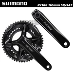 Shimano 105 R7100 Crankset 12-SPEED 165MM 50/34T Compact Black New Bulk. Fixed Price $154.99.