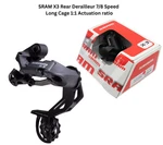 Sram X3 Rear Derailleur 7/8 Speed Long Cage For Mountain & Hybrid Bike 1:1. Fixed Price $29.95.