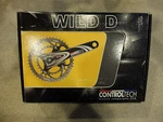 Control Tech Wild 9/10-SPEED Crankset With Decal, 175MM/38 X 24T, Carbon/white. Fixed Price $430.00.