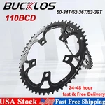 34/36/39/50/52/53T 110BCD Chainring Road Bike Fit Shimano Sram Crankset Aluminum. Fixed Price $34.98.