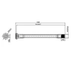Specialized MY19 Road Rear Thru Axle 12X142MM 168MM. Fixed Price $21.99.