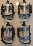 Wellgo LU-897 Bicycle Pedals 3 LEFT/1 Right Alloy. Fixed Price $17.50.