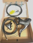 Campagnolo Ekar Hydraulic Right Disc Brake Lever 1X13 Spd Shifter Caliper & Hose. Fixed Price $172.49.
