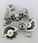 Suntour Cyclone Rear Derailleur Silver Short Cage Friction 1986. Fixed Price $22.88.