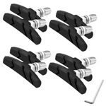 4 Pairs Cycling Bike V-brake Pads Block Shoes 70MM Hex Nut Shim High Grade Black. Fixed Price $12.50.