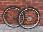 Mtb Wheel Set 26 In Araya TM-820 Sovos / Shimano Deore Lx FH-M565 Speed. Fixed Price $199.00.