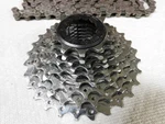 Sram Silver Steel Speed 11-28 Cassette & Shimano CH-HG93 Chain. Fixed Price $24.95.