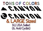 4 Pc. Canyon Bikes Vinyl Decal Set Many Sizes Colors Available Bicycles & Cyclin. Fixed Price $25.99.