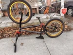 Fitbikeco. Bmx Black Gold Red VBLK00528 Frame Mpn. Fixed Price $260.00.